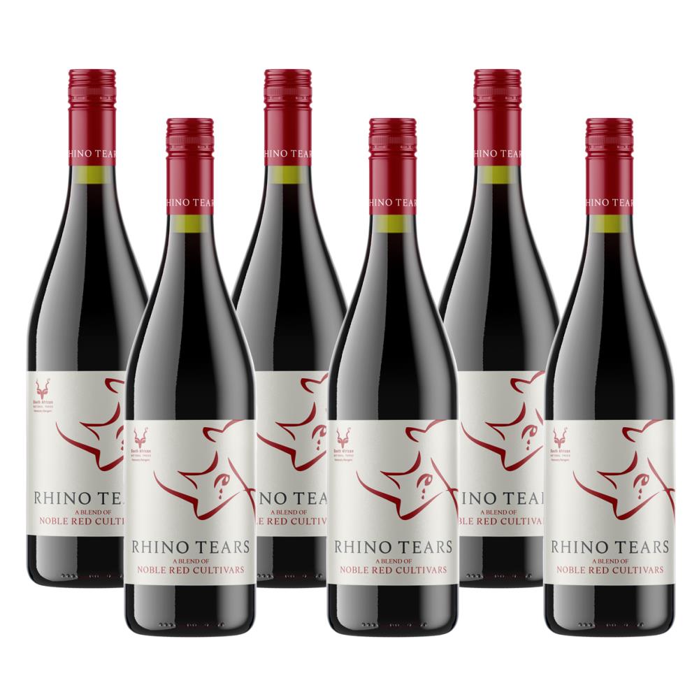 Case of 6 Rhino Tears Noble Read Cultivars 75cl Red Wine Wine